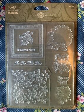 Anna Griffin Lovely Floral Clear stamp set